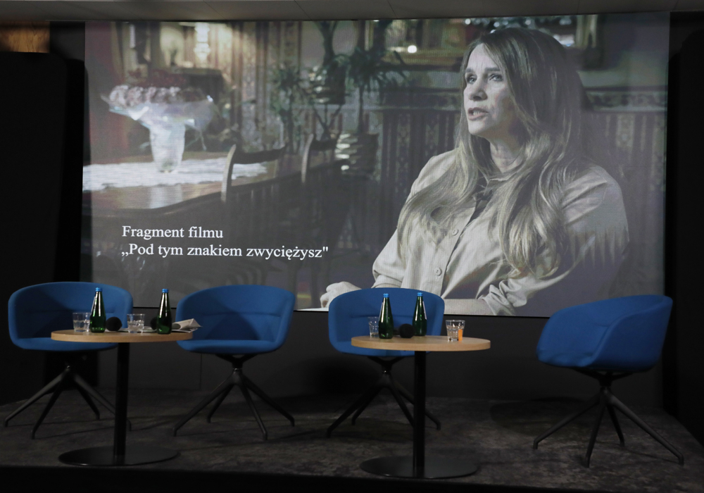 Dyskusja „»Nie rzucim Chryste Twego krzyża«. Protesty w obronie symboli religijnych w szkołach w ostatniej dekadzie PRL” – Warszawa, 17 grudnia 2024. Fot. Piotr Życieński (IPN)