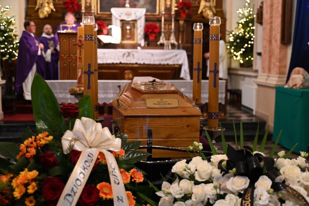 W Krakowie pochowano Zbigniewa Siekańskiego, byłego prezes Stowarzyszenia Rodzin Ofiar Katynia Polski Południowej – Kraków, 9 stycznia 2025. Fot. Żaneta Wierzgacz (IPN)