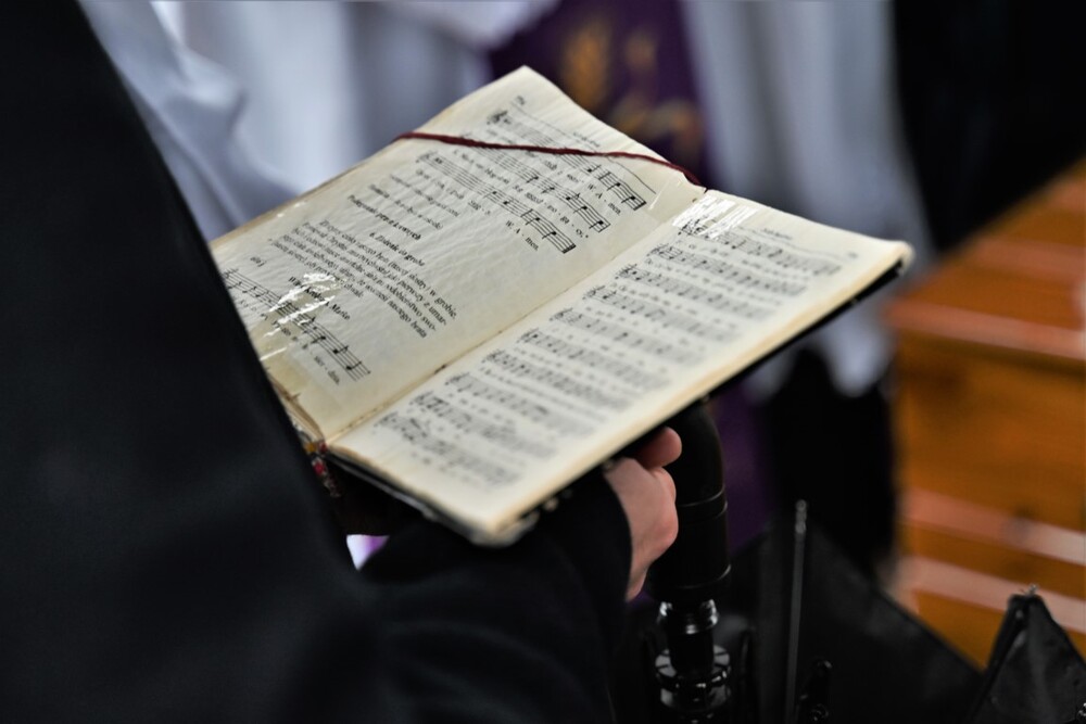 W Krakowie pochowano Zbigniewa Siekańskiego, byłego prezes Stowarzyszenia Rodzin Ofiar Katynia Polski Południowej – Kraków, 9 stycznia 2025. Fot. Żaneta Wierzgacz (IPN)