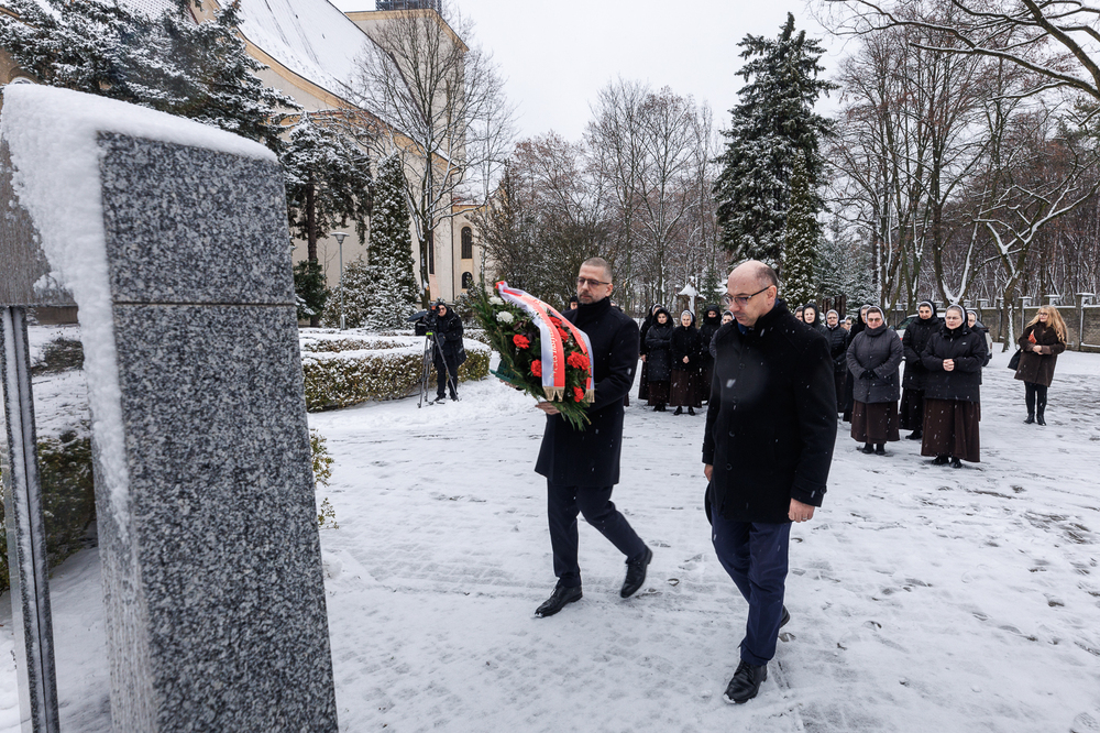 Uroczystość upamiętniająca Matkę Marię Symplicytę Nehring i siostry felicjanki – Warszawa, 12 stycznia 2025. Fot. Sławek Kasper (IPN)