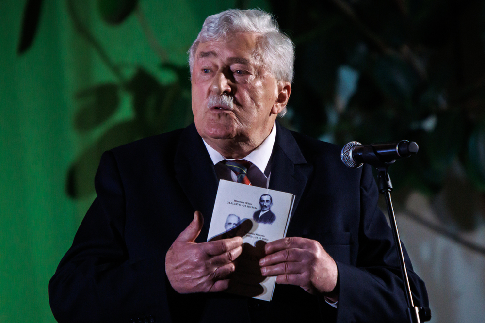 Koncert „Nie ma sprawy ważniejszej niż Polska”. Na zdj. dr Mateusz Szpytma, zastępca prezesa IPN – Wierzchosławice, 18 stycznia 2025. Fot. Sławek Kasper (IPN)