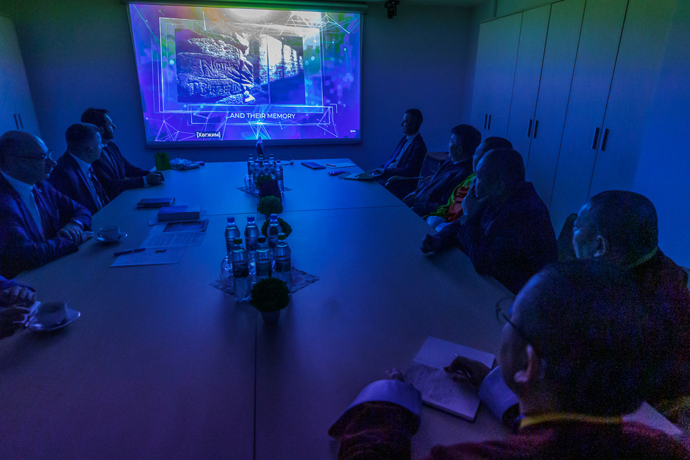 Wizyta najwyższego duchownego buddyzmu tybetańskiego w Mongolii w Instytucie Pamięci Narodowej – Warszawa, 21 stycznia 2025. Fot. Sławek Kasper (IPN)