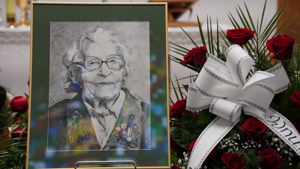 Uroczystości pogrzebowe kpt. Marianny Krasnodębskiej ps. „Wiochna” – Lublin, 22 stycznia 2024. Fot. Szczepan Barczyk (IPN)