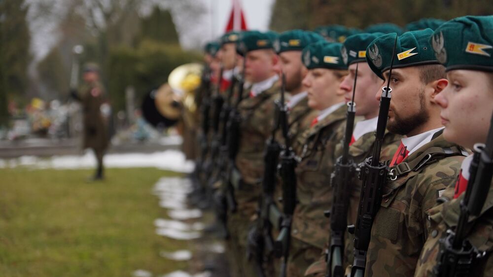 Uroczystości pogrzebowe kpt. Marianny Krasnodębskiej ps. „Wiochna” – Lublin, 22 stycznia 2024. Fot. Szczepan Barczyk (IPN)