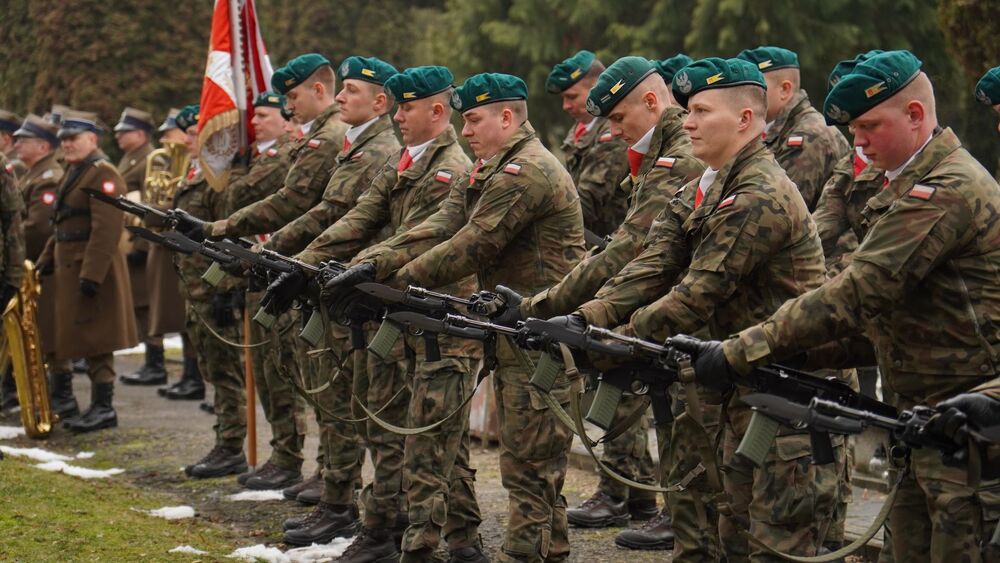 Uroczystości pogrzebowe kpt. Marianny Krasnodębskiej ps. „Wiochna” – Lublin, 22 stycznia 2024. Fot. Szczepan Barczyk (IPN)