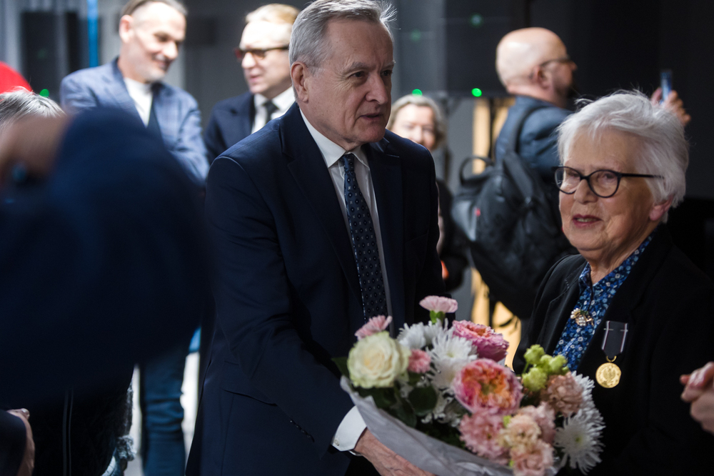 Uroczystość wręczenia Medalu Reipublicae Memoriae Meritum Adzie Krystynie Willenberg – Warszawa, 23 stycznia 2025. Fot. Sławek Kasper (IPN)