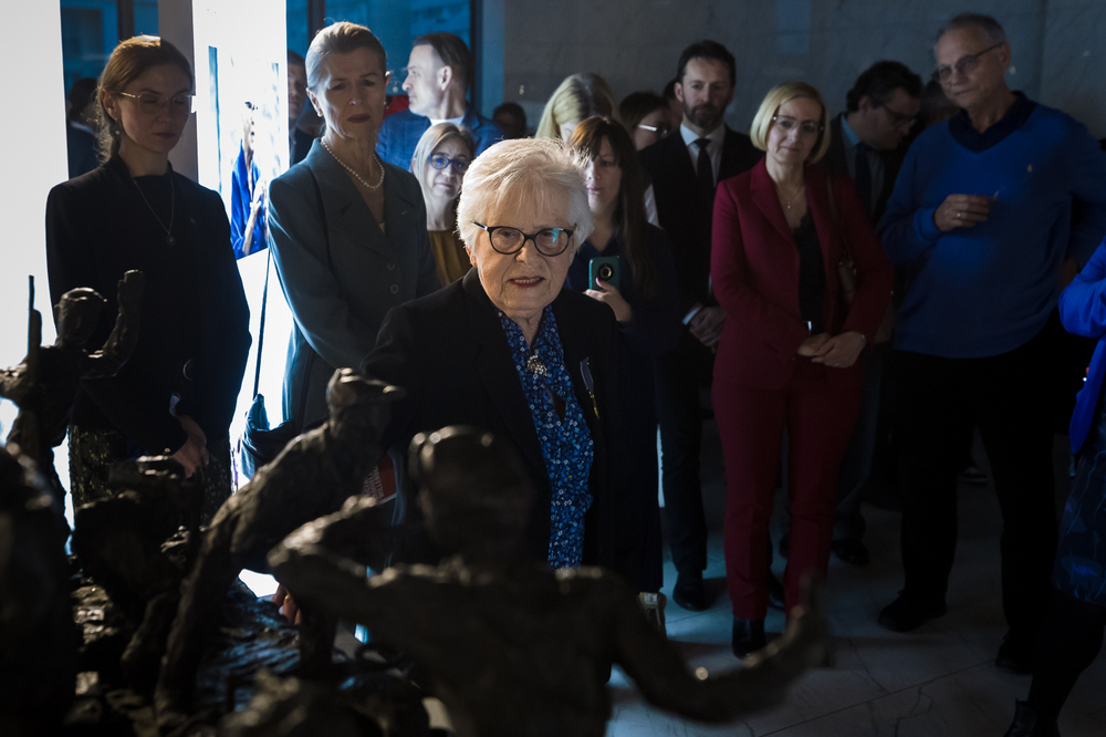 Uroczystość wręczenia Medalu Reipublicae Memoriae Meritum Adzie Krystynie Willenberg – Warszawa, 23 stycznia 2025. Fot. Sławek Kasper (IPN)