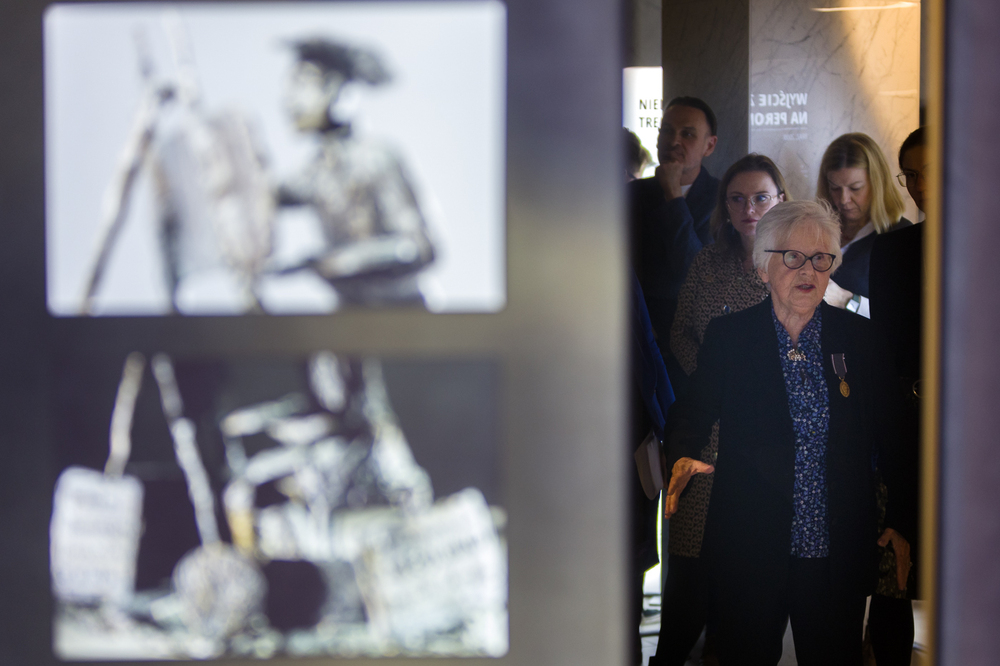 Uroczystość wręczenia Medalu Reipublicae Memoriae Meritum Adzie Krystynie Willenberg – Warszawa, 23 stycznia 2025. Fot. Sławek Kasper (IPN)