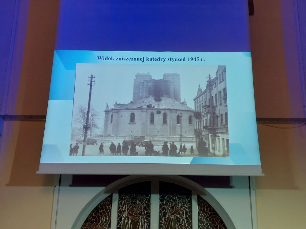 80. rocznica podpalenia archikatedry gnieźnieńskiej przez Armię Czerwoną – Gniezno, 23 stycznia 2025. Fot. Piotr Ryba-Filipowski (IPN)