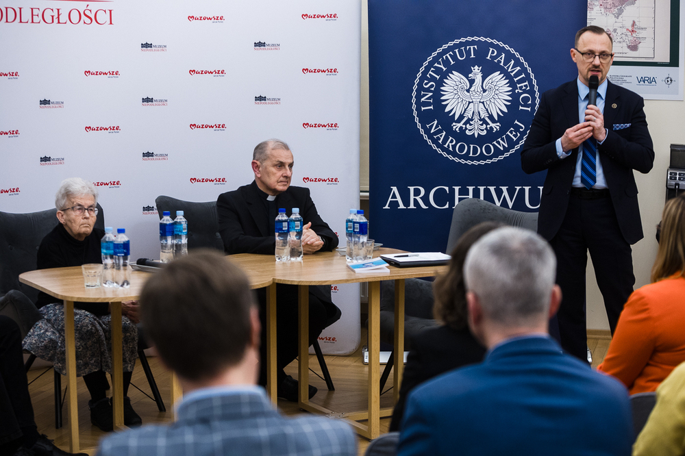 Dyskusja „Niemieckie fabryki śmierci. Rzecz o obozach koncentracyjnych” – Warszawa, 27 stycznia 2025. Fot. Sławek Kasper (IPN)