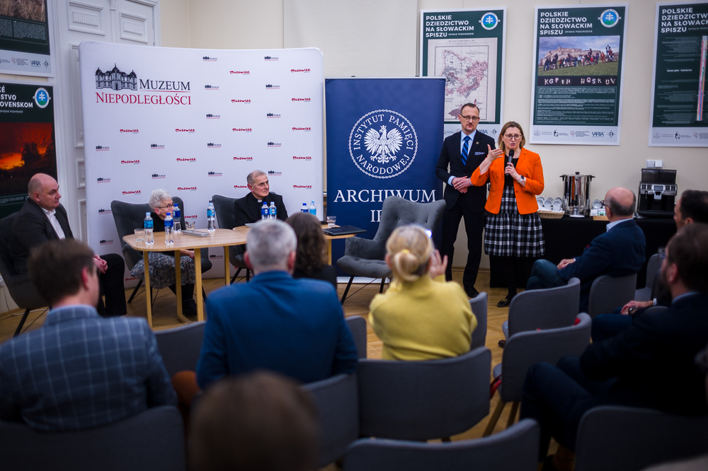 Dyskusja „Niemieckie fabryki śmierci. Rzecz o obozach koncentracyjnych” – Warszawa, 27 stycznia 2025. Fot. Sławek Kasper (IPN)