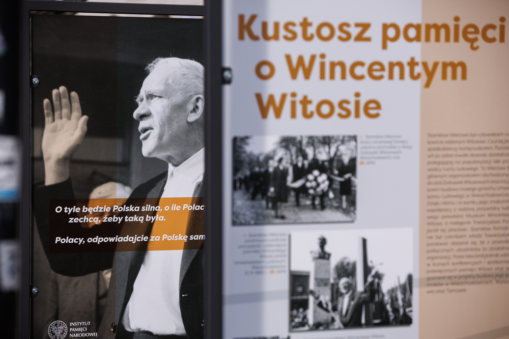 Otwarcie plenerowej wystawy elementarnej „Stanisław Mierzwa” – Warszawa, 28 stycznia 2025. Fot. Sławek Kasper (IPN)