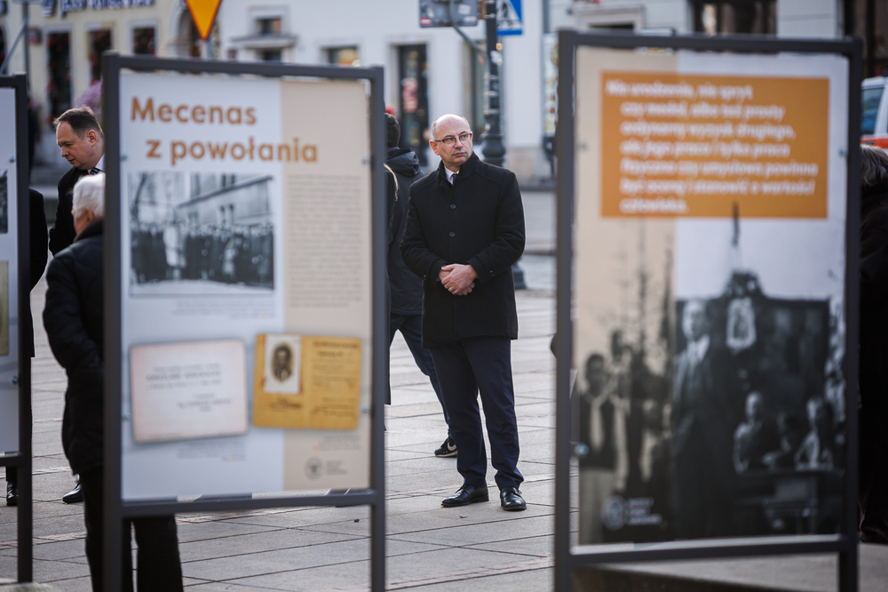 Otwarcie plenerowej wystawy elementarnej „Stanisław Mierzwa” – Warszawa, 28 stycznia 2025. Fot. Sławek Kasper (IPN)