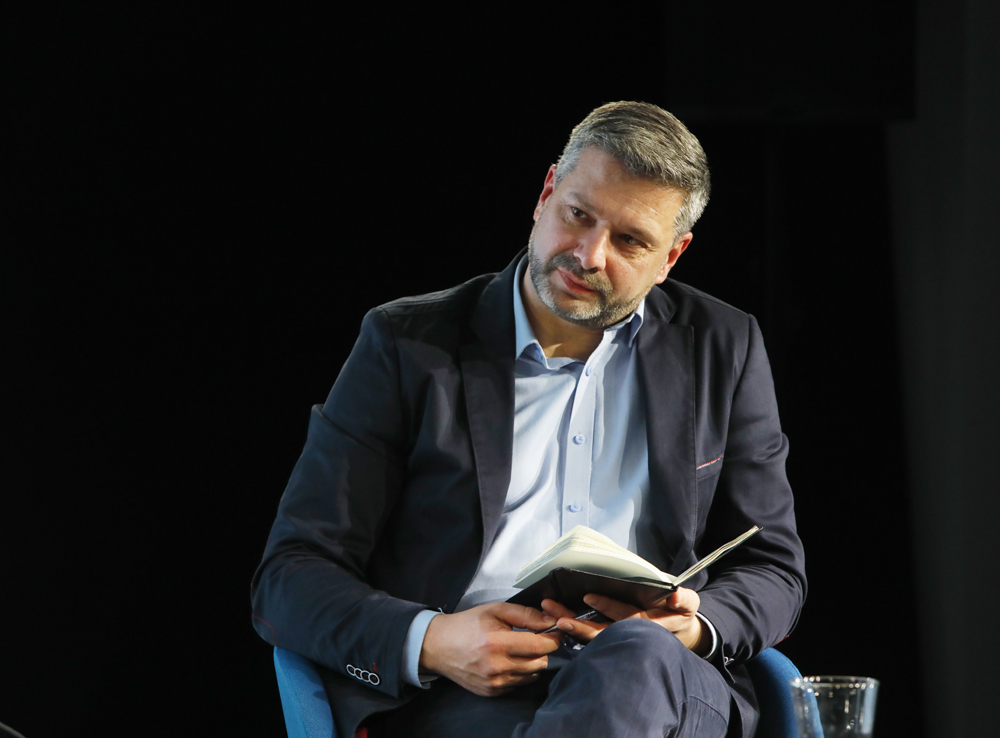 „Między ideologią a pragmatyką - komuniści w działaniu” – spotkanie otwarte z cyklu „Filary systemu” – 28 stycznia 2025. Na zdj. dr hab. Filip Musiał (Dyrektor Oddziału IPN w Krakowie). Fot. Piotr Życieński (IPN)