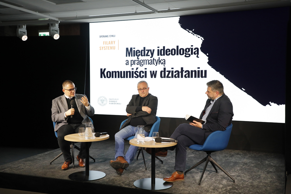 „Między ideologią a pragmatyką - komuniści w działaniu” – spotkanie otwarte z cyklu „Filary systemu” – 28 stycznia 2025. Fot. Piotr Życieński (IPN)