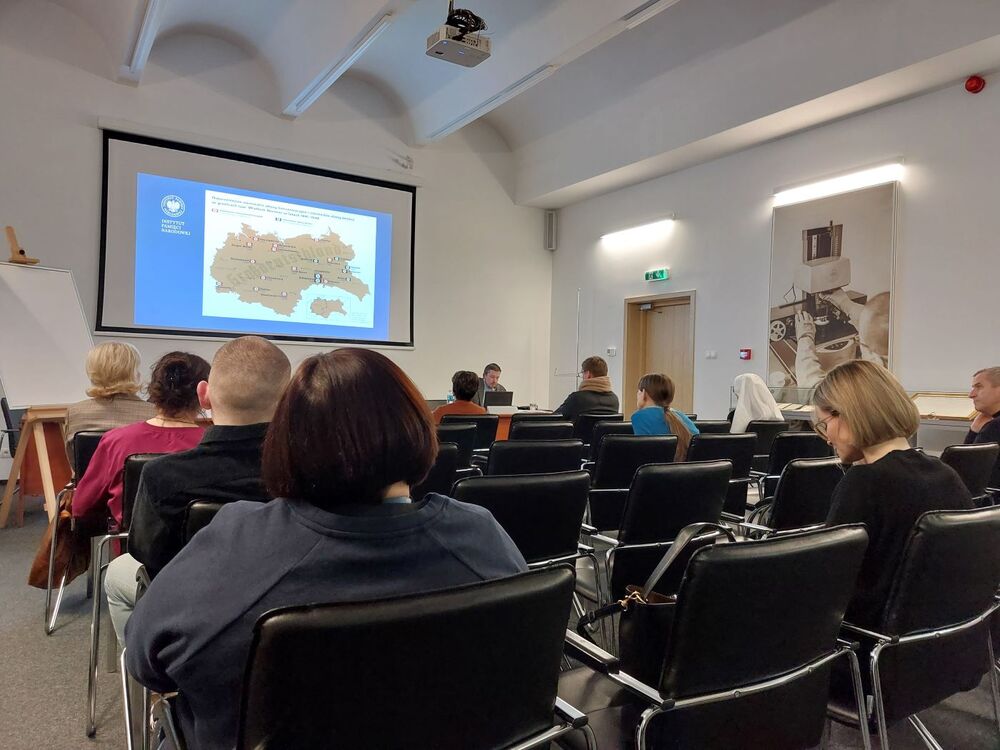 Represje pod okupacją niemiecką w źródłach archiwalnych IPN – warsztaty archiwalne dla nauczycieli – 29 stycznia 2025. Fot. Paweł Zielony (AIPN)