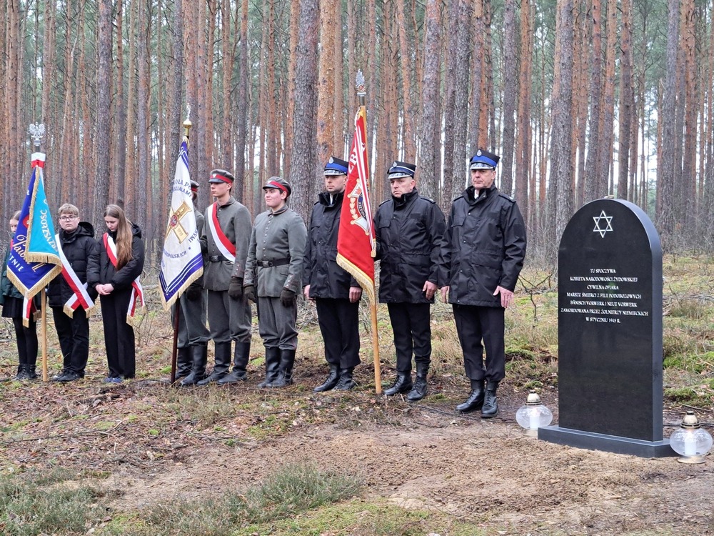 Upamiętniliśmy ofiary Marszu Śmierci z niemieckiego obozu pracy przymusowej dla Żydów – Wielkopolska, 5 lutego 2025. Fot. Marta Sankiewicz (IPN)