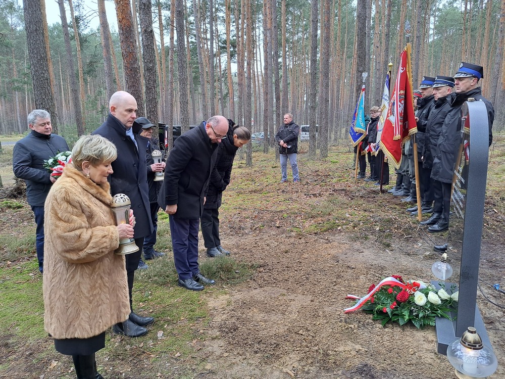 Upamiętniliśmy ofiary Marszu Śmierci z niemieckiego obozu pracy przymusowej dla Żydów – Wielkopolska, 5 lutego 2025. Fot. Marta Sankiewicz (IPN)