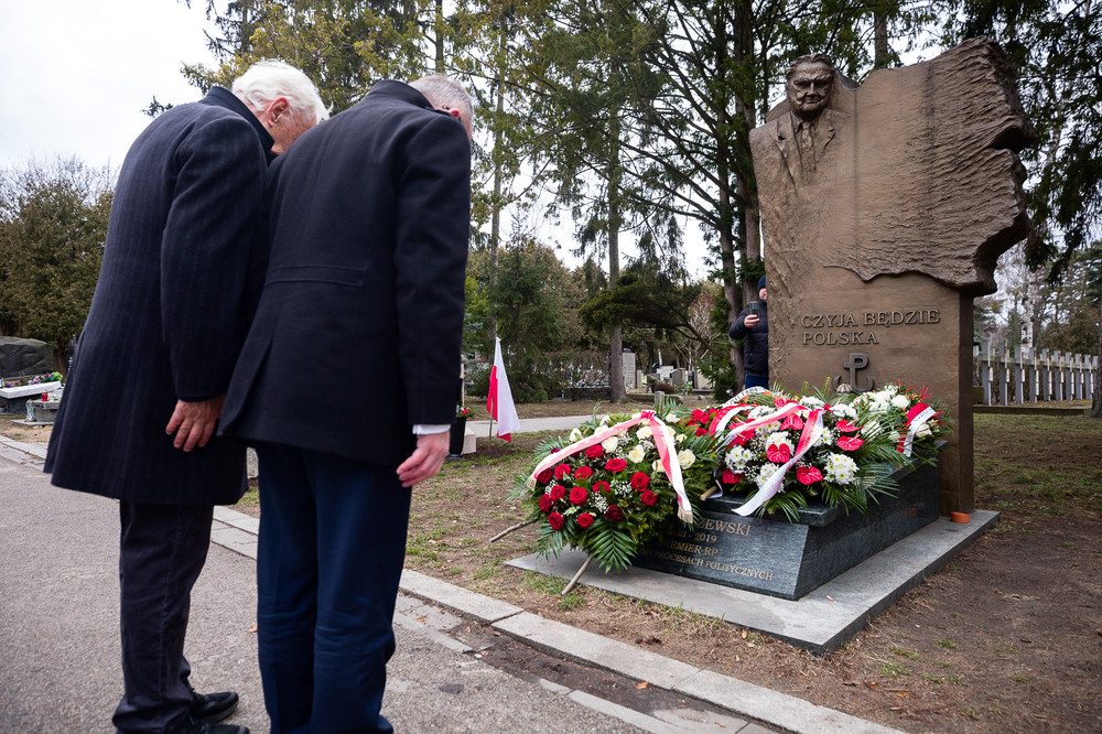 Szósta rocznica śmierci Jana Olszewskiego – Warszawa, 7 stycznia 2025. Fot. Sławek Kasper (IPN)