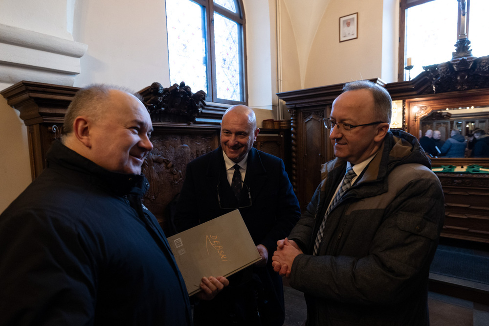 Uroczystość poświęcenia Krzyża Wołyńskiego – Gdańsk, 9 lutego 2025 r. Fot. Roman Jocher