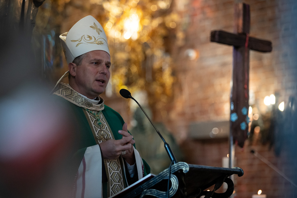 Uroczystość poświęcenia Krzyża Wołyńskiego – Gdańsk, 9 lutego 2025 r. Fot. Roman Jocher