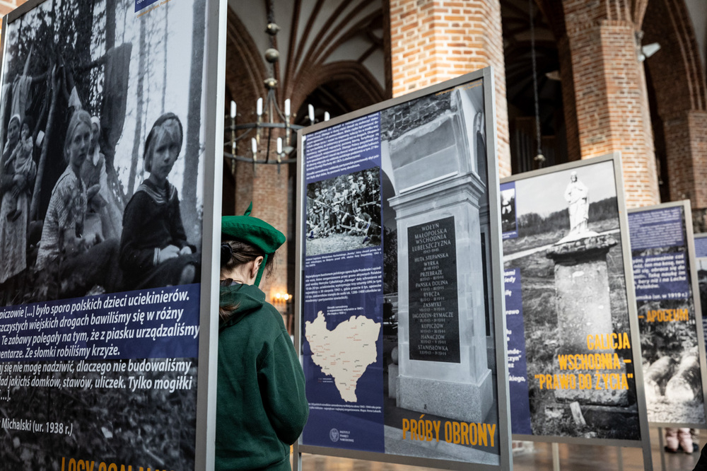 Uroczystość poświęcenia Krzyża Wołyńskiego – Gdańsk, 9 lutego 2025 r. Fot. Roman Jocher