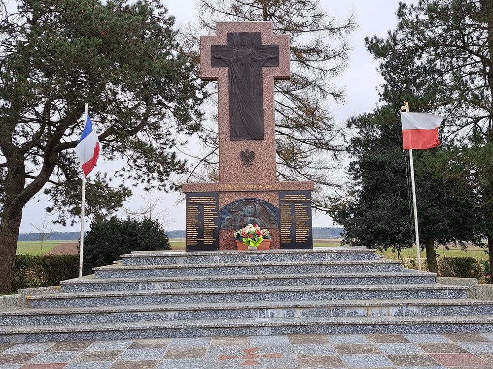 Otwarcie wystawy „Szlaki nadziei. Odyseja wolności” w Souchez – Lens – Francja, 7 lutego 2025. Fot. Konrad Białecki (IPN)