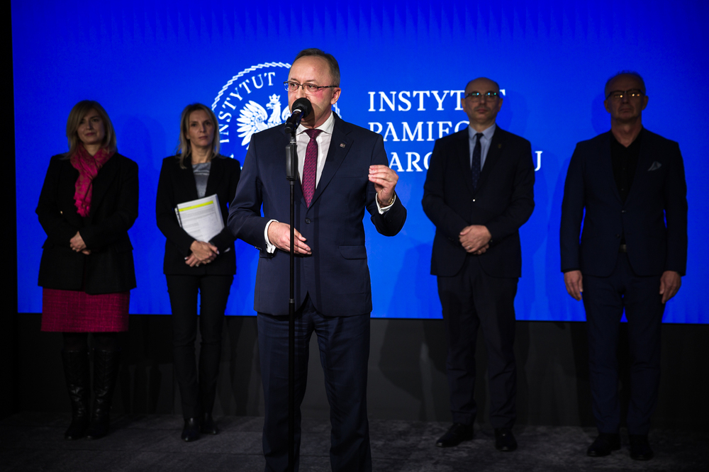 Konferencja prasowa kierownictwa Instytutu Pamięci Narodowej – Warszawa, 13 lutego 2025. Fot. Sławek Kasper (IPN)