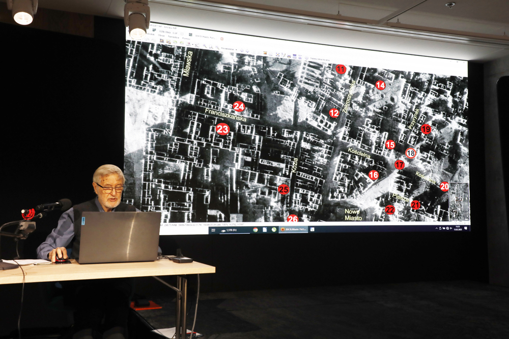 Spotkanie otwarte w ramach cyklu „Historia zapisana w fotografii” – „Warszawa z wysoka” – Warszawa, 13 lutego 2025. Fot. Piotr Życieński (IPN)
