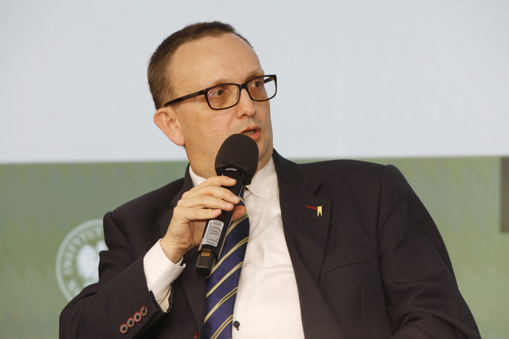 Promocja albumu „Wojsko polskie 1939”. Na zdj. dr Paweł Mikołaj Rozdżestwieński – Warszawa, 20 listopada 2025. Fot. Piotr Życieński (IPN)