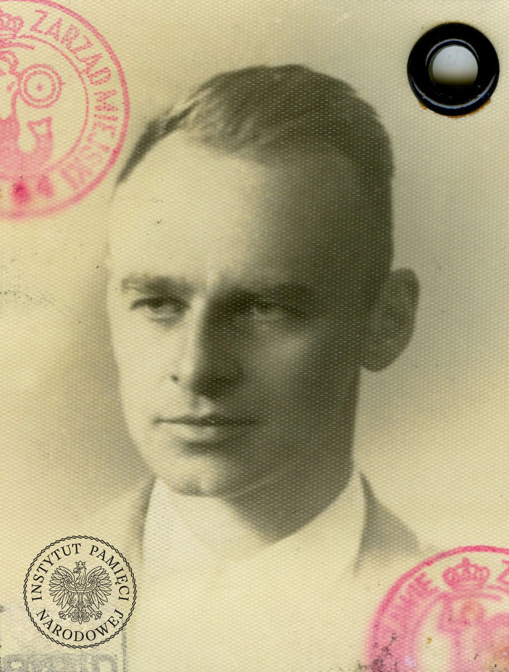 Witold Pilecki - kenkarta, fot. AIPN, sygn. IPN BU 944_415