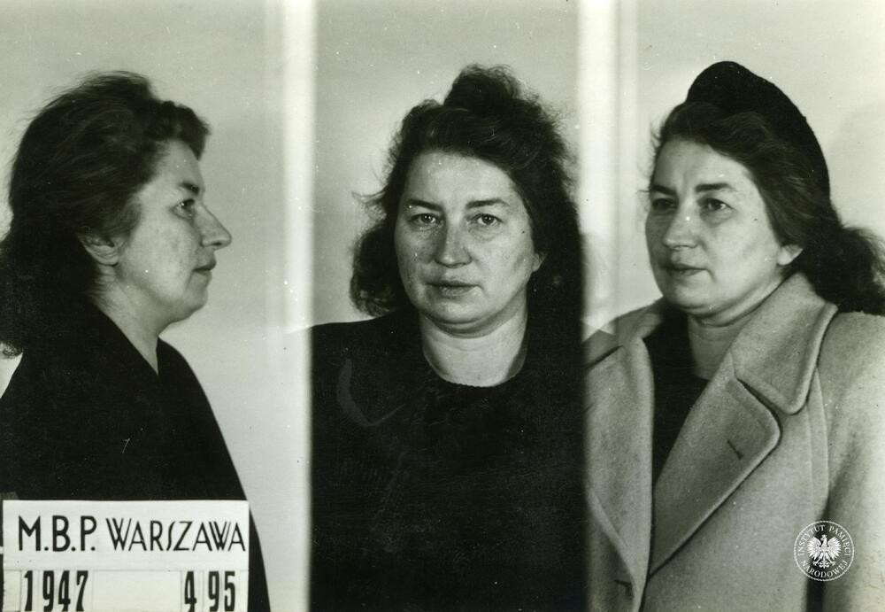 Helena Abakanowicz, c. Władysława, ur. 07.08.1902 r. w Dusznikach - zdjęcie sygnalityczne, fot. AIPN, sygn. IPNBU-11-1-133-1-1