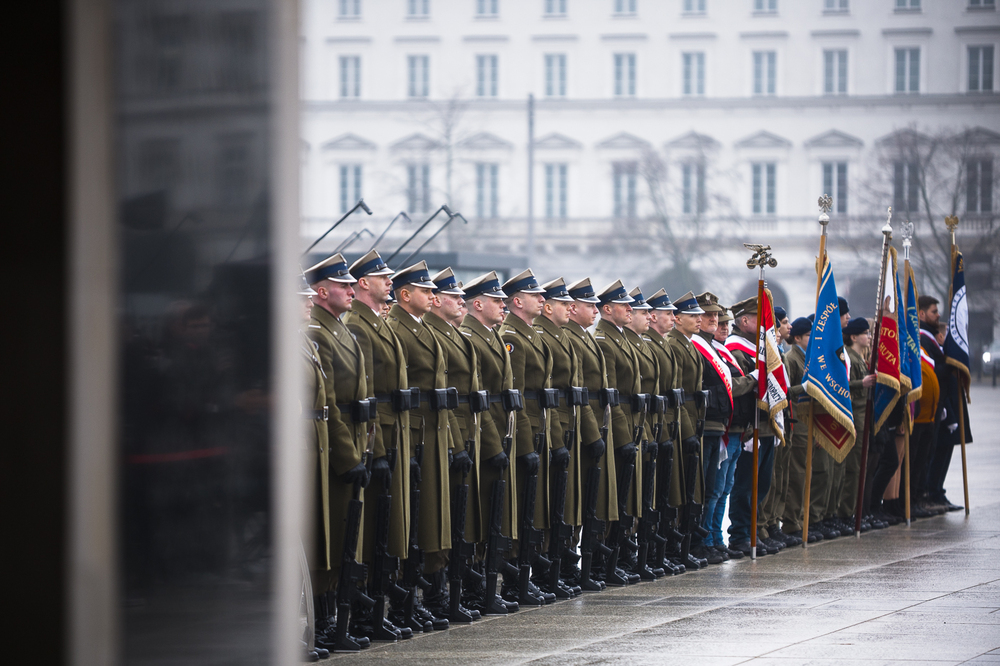 Oddaliśmy hołd ofiarom zbrodni w Hucie Pieniackiej – Warszawa, 28 lutego 2025. Fot. Sławek Kasper (IPN)
