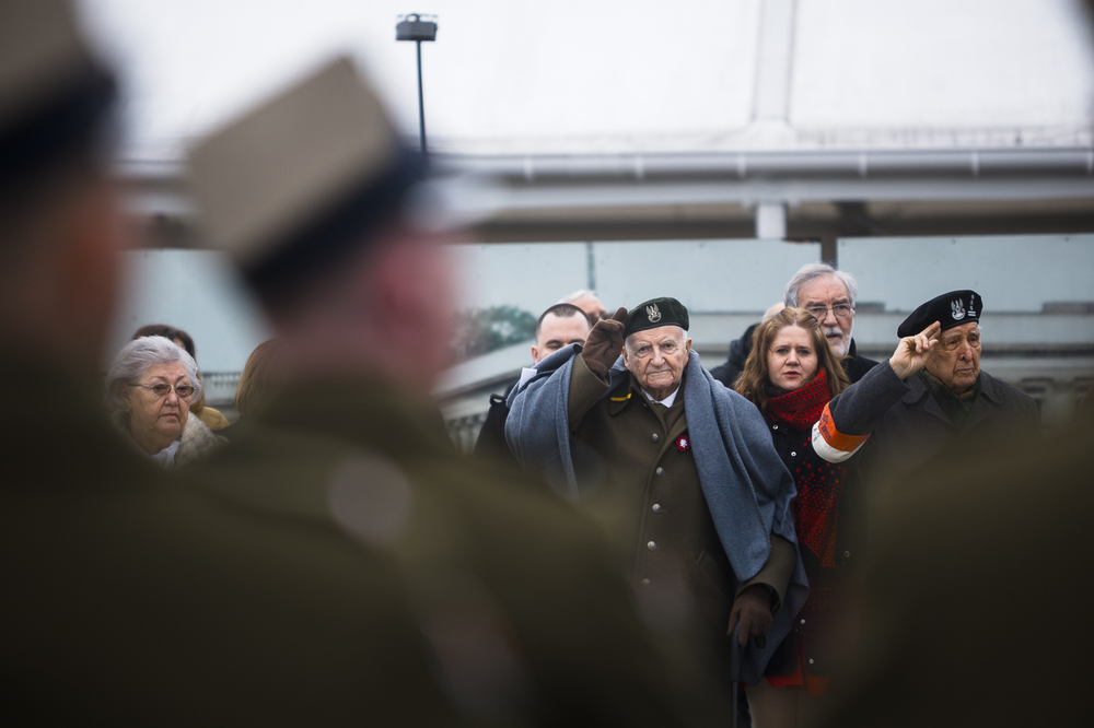 Oddaliśmy hołd ofiarom zbrodni w Hucie Pieniackiej – Warszawa, 28 lutego 2025. Fot. Sławek Kasper (IPN)