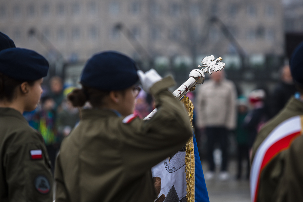 Oddaliśmy hołd ofiarom zbrodni w Hucie Pieniackiej – Warszawa, 28 lutego 2025. Fot. Sławek Kasper (IPN)