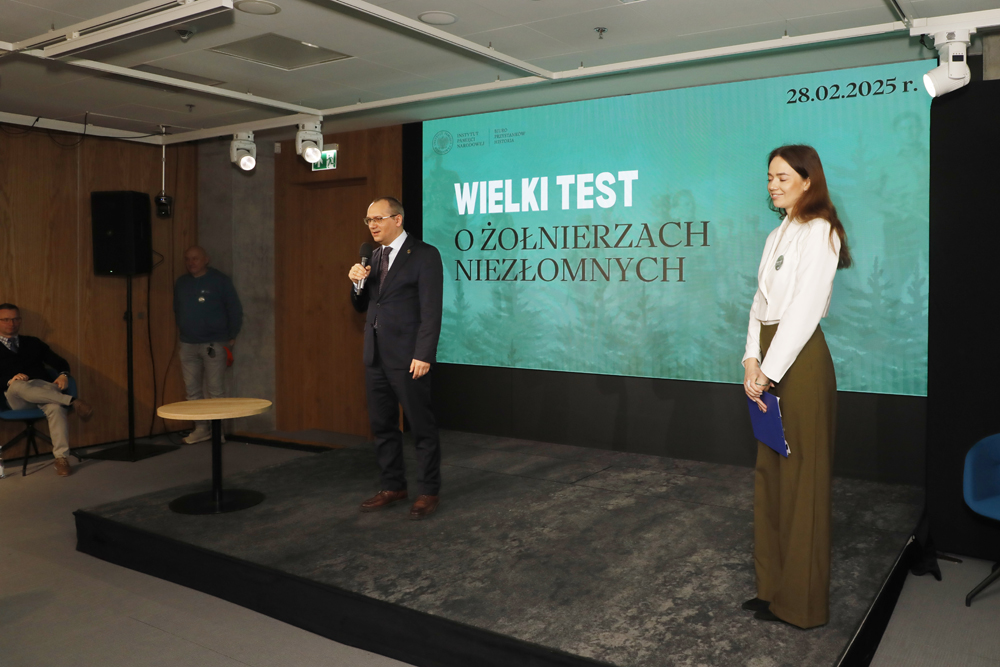 „Wielki test o Żołnierzach Niezłomnych” – Warszawa, 28 lutego 2025. Fot. Piotr Życieński (IPN)