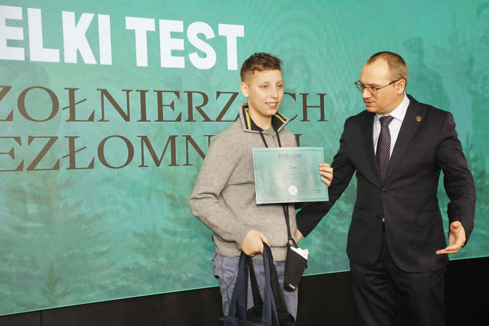 „Wielki test o Żołnierzach Niezłomnych” – Warszawa, 28 lutego 2025. Fot. Piotr Życieński (IPN)