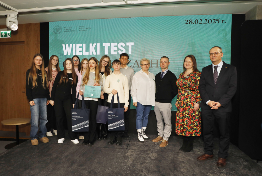 „Wielki test o Żołnierzach Niezłomnych” – Warszawa, 28 lutego 2025. Fot. Piotr Życieński (IPN)