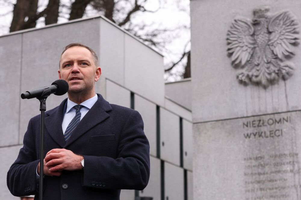 Obchody Narodowego Dnia Pamięci Żołnierzy Wyklętych na powązkowskiej „Łączce”. Na zdj. dr Karol Nawrocki, prezes IPN – Warszawa, 1 marca 2025. Fot. Mikołaj Bujak (IPN)