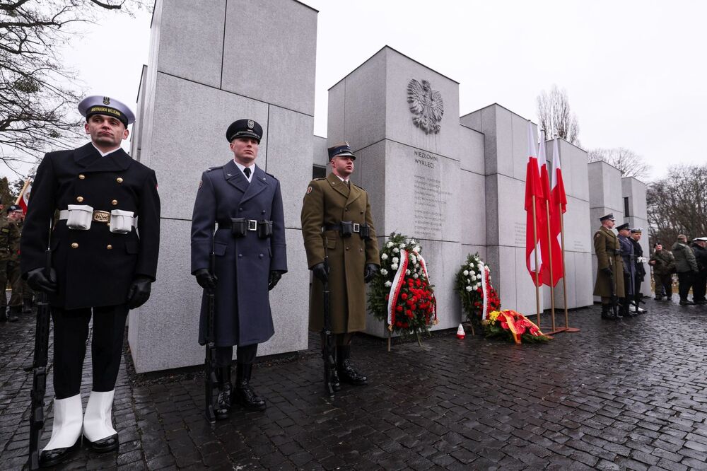 Obchody Narodowego Dnia Pamięci Żołnierzy Wyklętych na powązkowskiej „Łączce” – Warszawa, 1 marca 2025. Fot. Mikołaj Bujak (IPN)