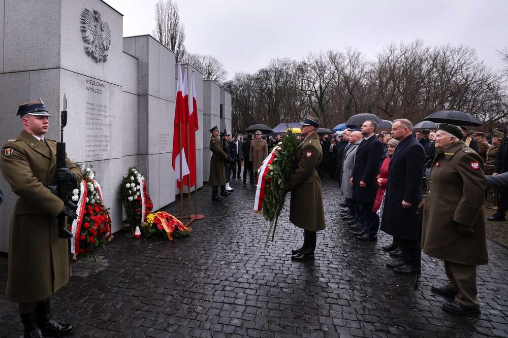 Obchody Narodowego Dnia Pamięci Żołnierzy Wyklętych na powązkowskiej „Łączce” – Warszawa, 1 marca 2025. Fot. Mikołaj Bujak (IPN)