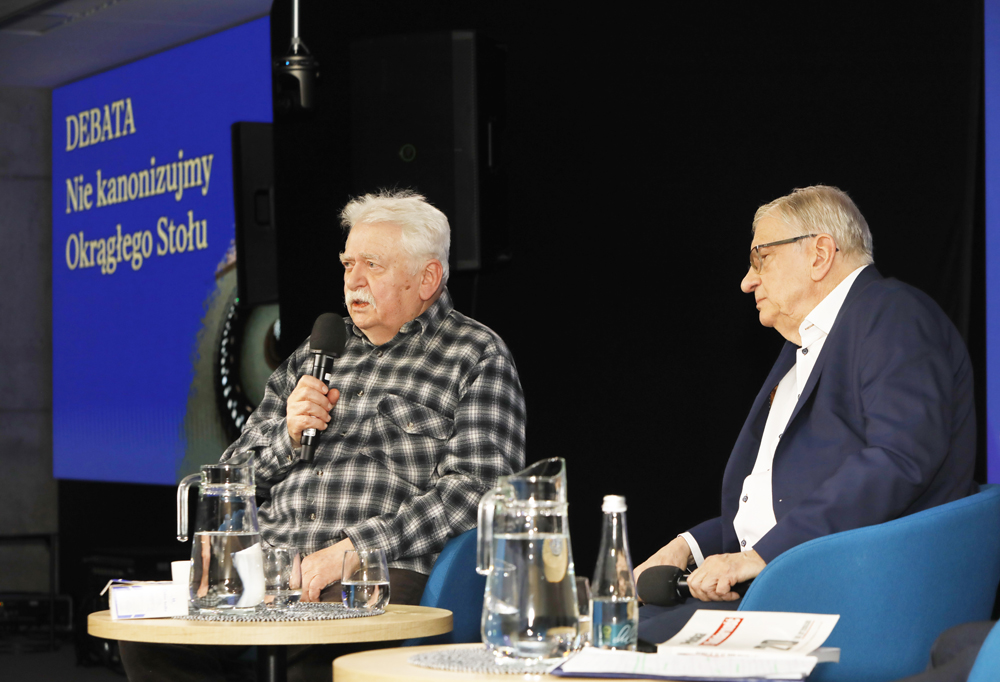 „Nie kanonizujmy Okrągłego Stołu” – dyskusja z ekspertami – Warszawa, 28 lutego 2025. Fot. Piotr Życieński (IPN)