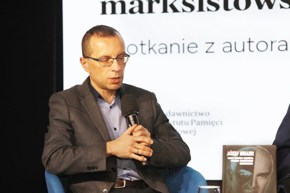 Spotkanie z Patrykiem Pleskotem z cyklu „Książki Pełne Historii” – Warszawa, 26 lutego 2025. Fot. Piotr Życieński (IPN)