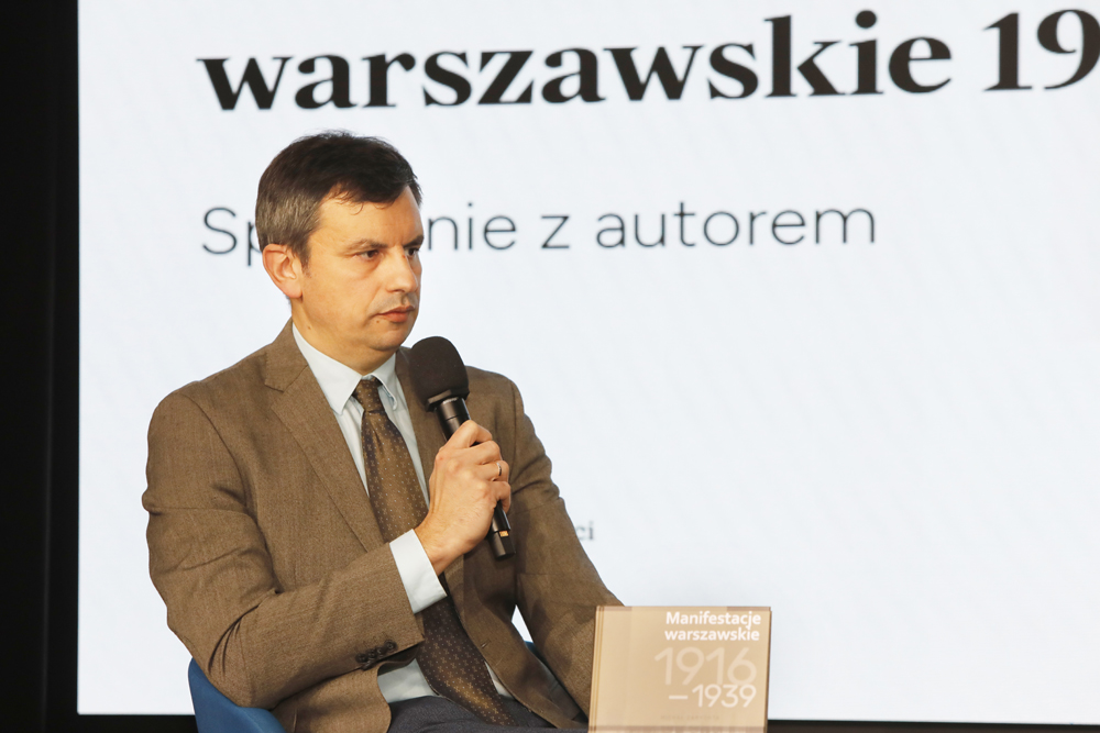 Spotkanie z Michałem Zarychtą z cyklu „Książki Pełne Historii” – Warszawa, 26 lutego 2025. Fot. Piotr Życieński (IPN)