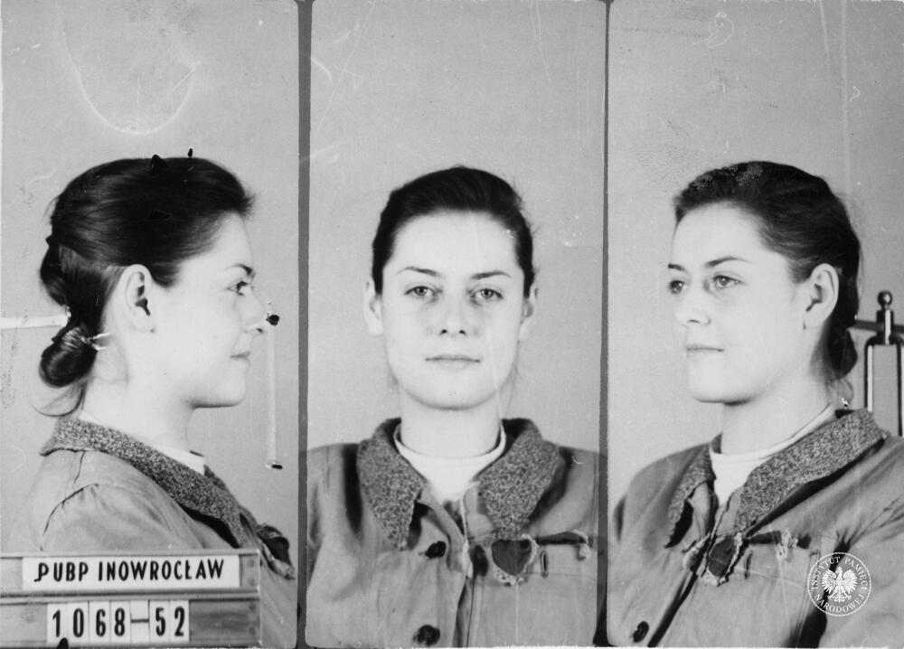 Wanda Szkudłabska c. Jana - fotografia sygnalityczna, fot. AIPN, sygn. IPNBy-1-1-428-1-1