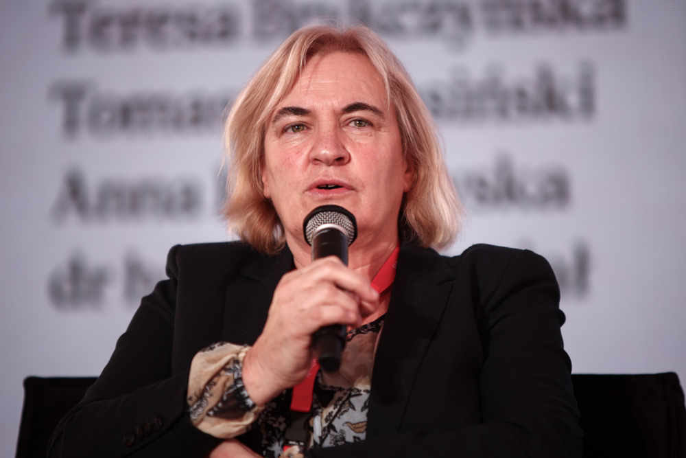 Rozpoczął się Kongres Pamięci Żołnierzy Wyklętych – Warszawa, 7 marca 2025. Na zdj. Anna Kołakowska. Fot. Sławek Kasper (IPN)