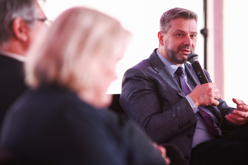 Rozpoczął się Kongres Pamięci Żołnierzy Wyklętych – Warszawa, 7 marca 2025. Na zdj. dr hab. Filip Musiał. Fot. Sławek Kasper (IPN)