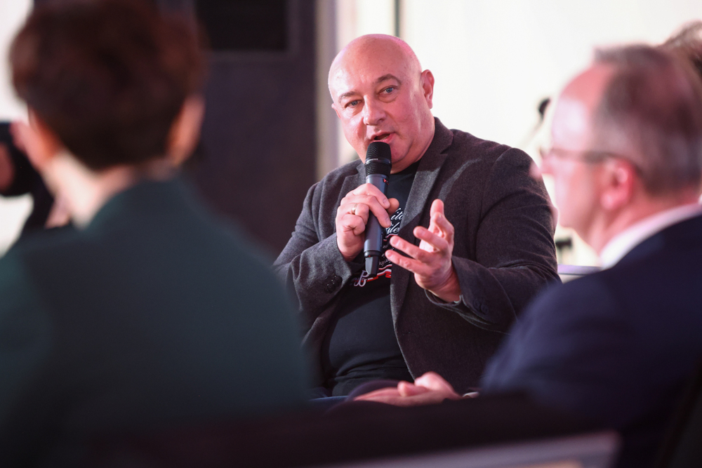 Rozpoczął się Kongres Pamięci Żołnierzy Wyklętych – Warszawa, 7 marca 2025. Na zdj. red. Tadeusz Płużański. Fot. Sławek Kasper (IPN)