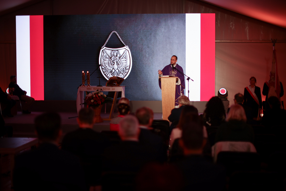 Oddaliśmy hołd mjr. Hieronimowi Dekutowskiemu podczas Kongresu Pamięci Żołnierzy Wyklętych – Warszawa 7 marca 2025. Fot. Sławek Kasper (IPN)