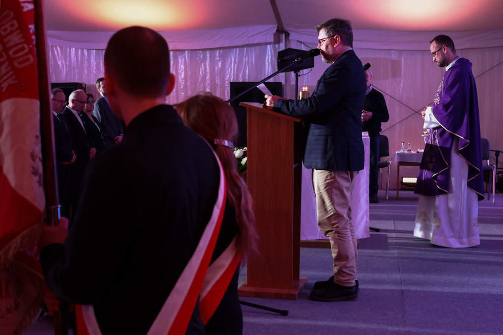 Oddaliśmy hołd mjr. Hieronimowi Dekutowskiemu podczas Kongresu Pamięci Żołnierzy Wyklętych – Warszawa 7 marca 2025. Fot. Sławek Kasper (IPN)